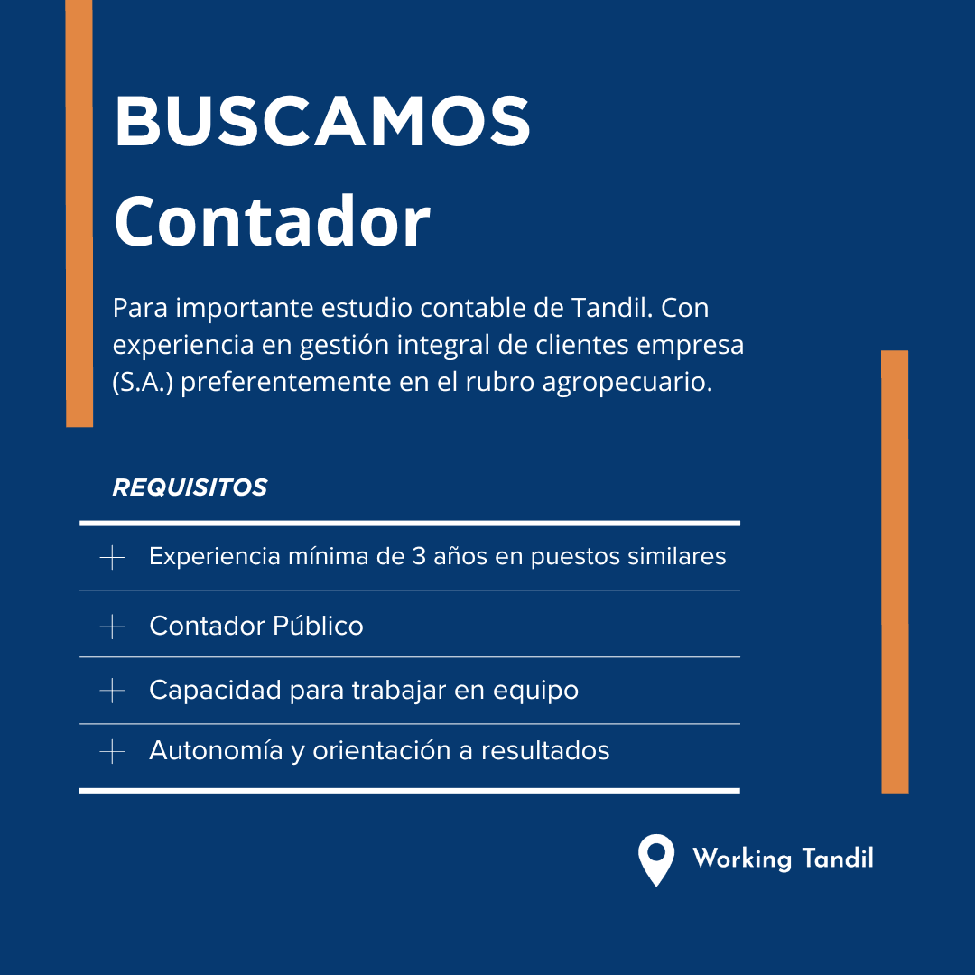 Empleo Contador Tandil